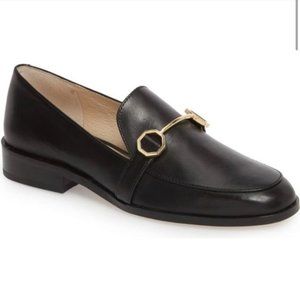Louise et Cie Black Leather Loafers W's 7.5 / 38